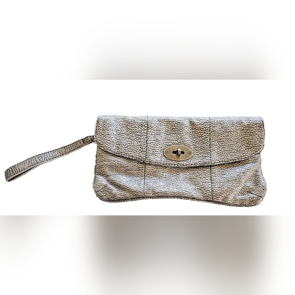 Red By Marc Ecko Silver Clutch.